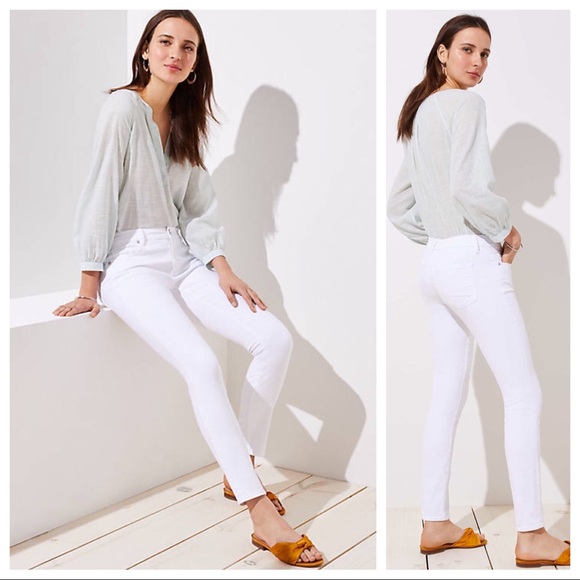 VANNA-5-Pocket Skinny Jeans- White - Picture 3 of 4